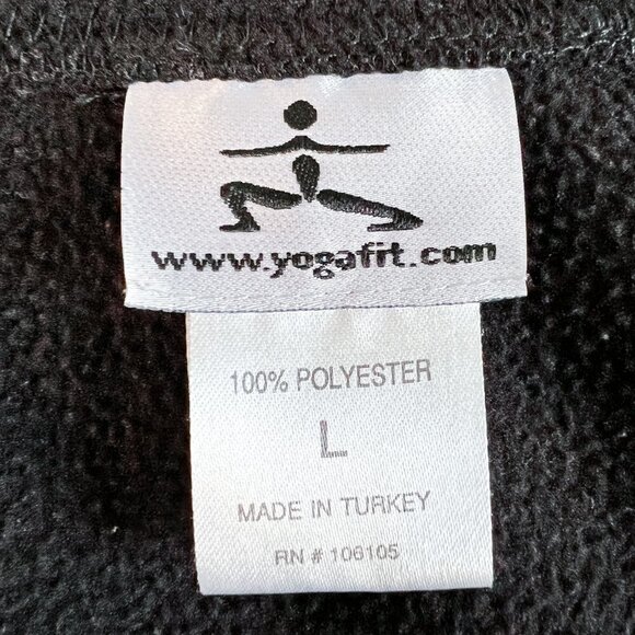 Women's Yoga Fit Long Sleeve Fleece | Full Zip | High Neck | Size Large - Picture 7 of 8